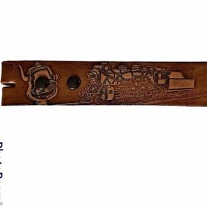 Men's size 40 train leather Belt
